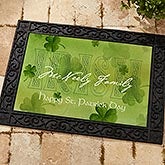 Personalized Traditional Irish Saying Door Mat - Cead Mile Failte - 3346