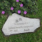 In Memory Of A Faithful Friend Memorial Stone