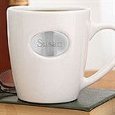 Engraved Medallion© White Coffee Mug