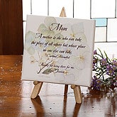 My Mother Personalized Watercolor Canvas Art - 3392