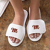 Bath Time© Monogram Terry Slippers