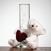 You Are Loved Beary Much Bud Vase