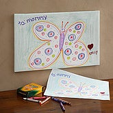 Personalized Children's Art Custom Canvas Print 12 x 18