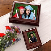 Personalized Graduation Photo and Song Music Box - Small