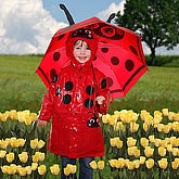 Little Ladybug Raincoat & Umbrella