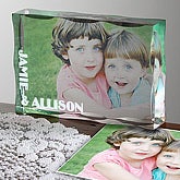 Photo Art 3-D Lucite Sculpture