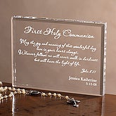 First Holy Communion Lucite Keepsake