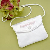 All Dressed Up Satin Purse - White