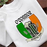 Personalized Irish Beer Drinking Team Sweatshirt