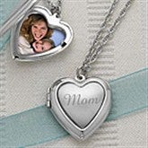 Mom's Precious Photo Locket Necklace