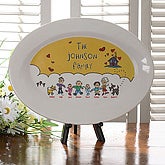 Our Family Characters© Personalized Platter