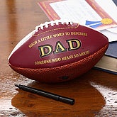 World's Greatest Dad Football Award