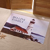 Lighthouse Welcome© Personalized Doormat