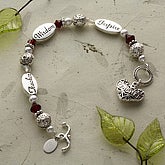 Teacher, Wisdom, Inspire Personalized Bracelet