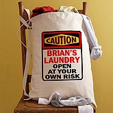 Open With Caution© Laundry Bag