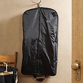 Personalized Heavy Duty Nylon Garment Bag - Block Monogram, Name Design, Raised Monogram