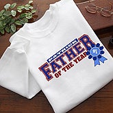 Personalized Father of The Year Coffee Mug, Sweatshirt, T Shirt