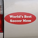 World's Best© Personalized Car Magnet