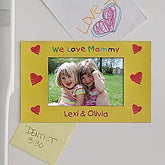 Personalized Magnet Photo Frame - In Our Hearts Design - 3842