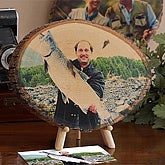 Genuine Basswood Tree Photo Art Plaque©