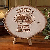 Sporting Life© Genuine Basswood Tree Plaque
