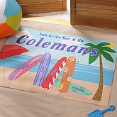 Fun In The Sun© Surfboard Welcome Mat