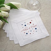 All American Cocktail Napkin Set