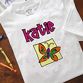 Personalized Baby Bib - She's All Girl, Fleece Romper - She's All Girl, T-Romper - She's All Girl, T Shirt - She's All Girl, Kids Sweatshirt - She's All Girl, Kids T Shirt - She's All Girl
