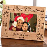 our first christmas frame
