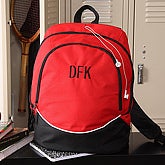 Personalized Sports Duffel Bag In Red