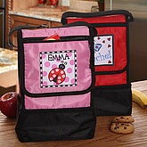 Personalized School Lunch Bags for Girls - Pink