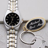 Men's Gold Tone Watch Set
