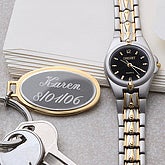 Ladies Gold Tone Watch Set