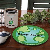 Personalized Coffee Mugs - On Top of the World Set, Mouse Pad - On Top of the World Set