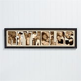 Personalized Name Photo Collage Frame - 4249 Personalized Name Photo Collage Frame - 4249