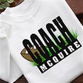 Personalized Football Coach Sweatshirt