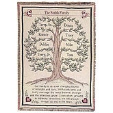 Our Family Tree Tapestry Afghan