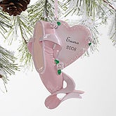  Ballet Slipper© Personalized Ornament 