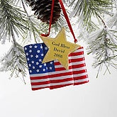 American Flag Ornament