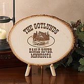 Our Favorite Hideaway© Genuine Basswood Tree Plaque