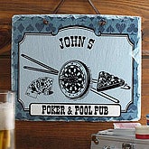 The Game Room© Personalized Slate Plaque