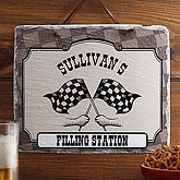Pit Stop Racing© Personalized Slate Plaque