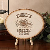 Game Room© Genuine Basswood Tree Plaque