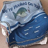 Hooked On You© Tapestry Afghan