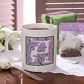 Initial Splendor Mug and Organic Tea Set