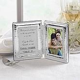 Silver Mini Bi-Fold Frame Favors