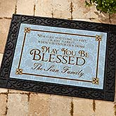 May You Be Blessed Personalized Doormat