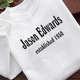 Established Birthday Adult Sweatshirt