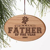 Man Of The Year Engraved Ornament