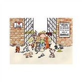 Dog Lover Watercolor Print 11 x 14 METAL Frame, OAK Frame, 8 x 10 METAL Frame, 8 x 10 OAK Frame